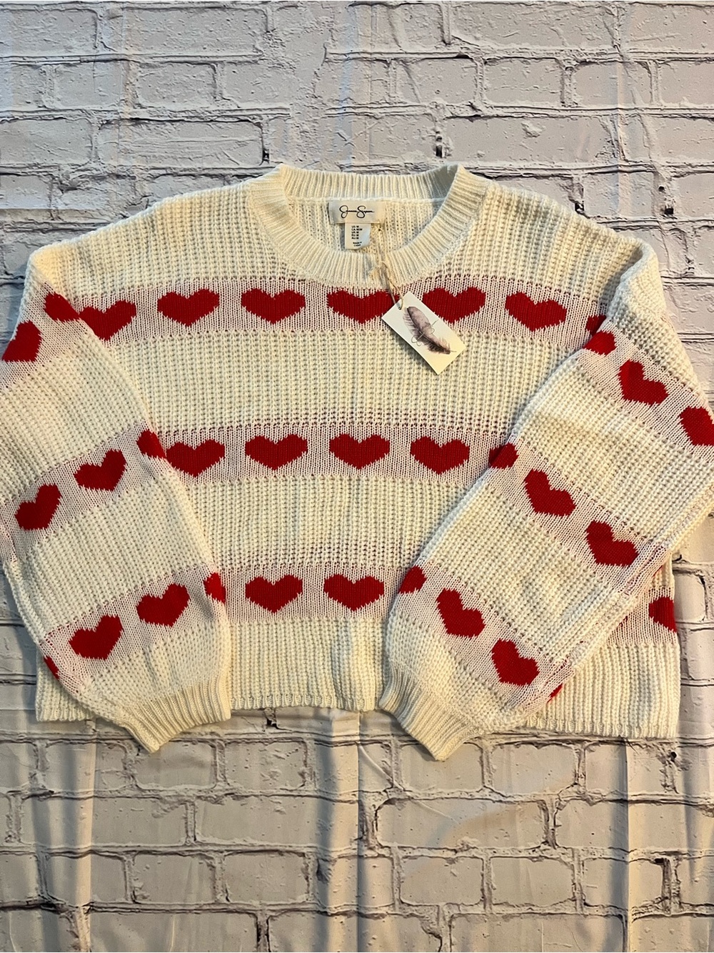 Jessica Simpson Heart Sweater